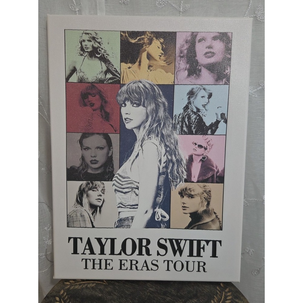 Taylor Swift The Eras Tour Canvas Wall Art Swiftie Tour Merch 12x16